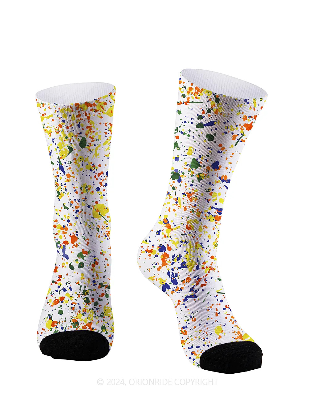 Orionride Ink Splash Cycling Socks sold by Orionride product image thumbnail 2