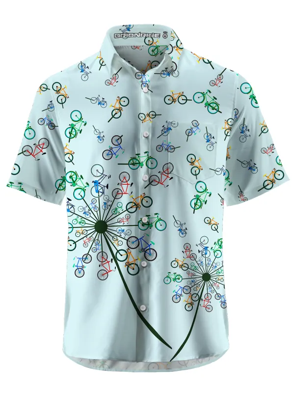 Orionride Short Sleeves Dandelion Bike Zipper Pockets Ultra Lightweight Gravel Shirt sold by Orionride