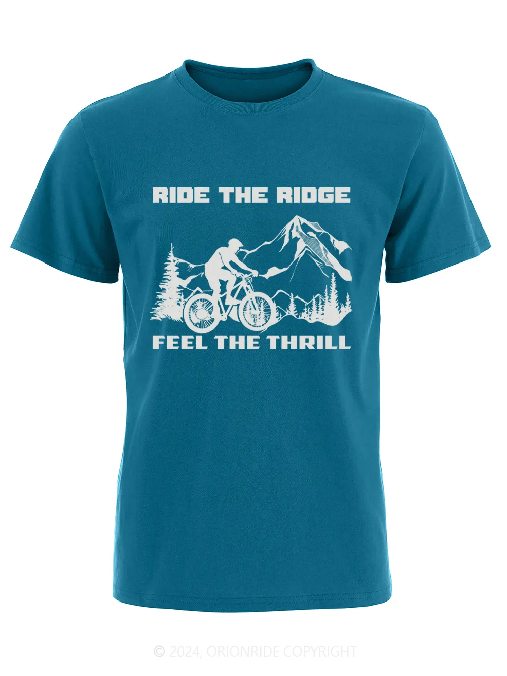 Orionride Short Sleeves Ride The Ridge Bike T-Shirt sold by Orionride product image thumbnail 5