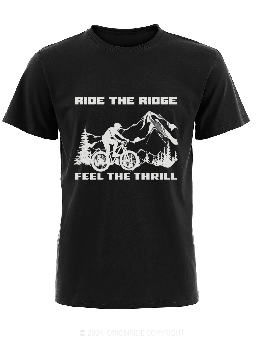 Orionride Short Sleeves Ride The Ridge Bike T-Shirt sold by Orionride product image thumbnail 4