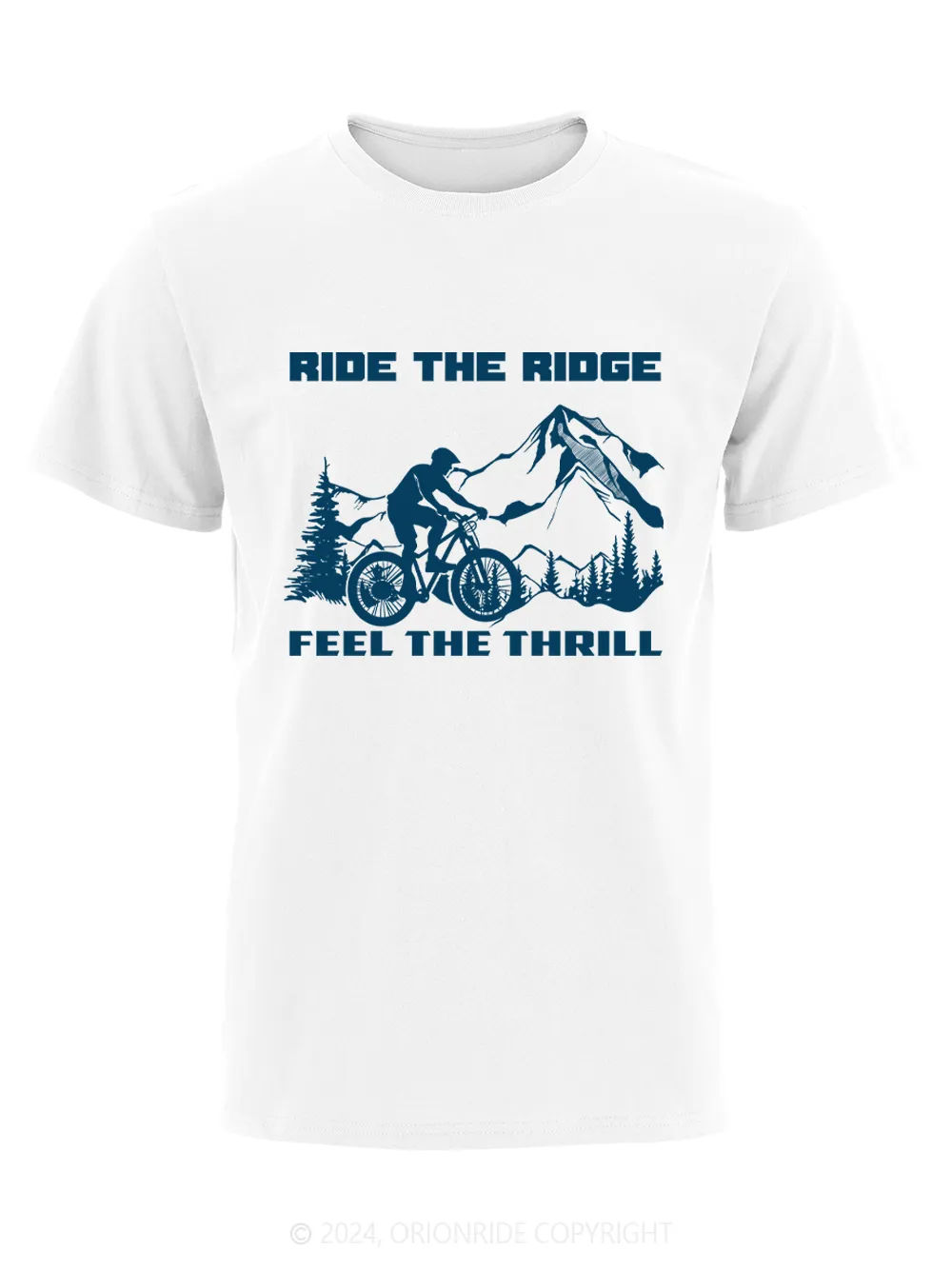 Orionride Short Sleeves Ride The Ridge Bike T-Shirt sold by Orionride product image thumbnail 3
