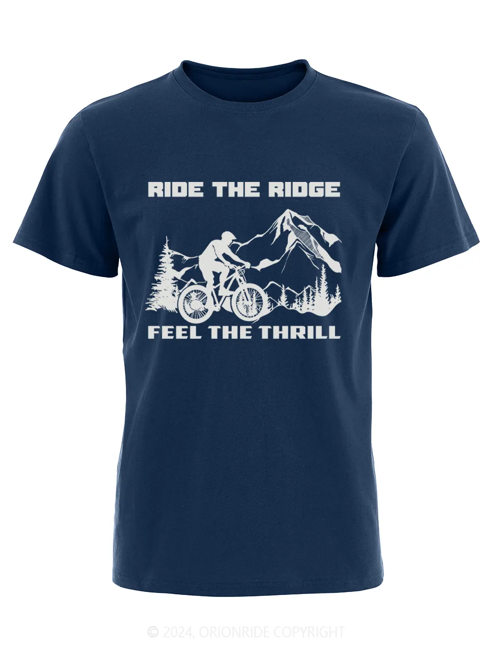 Orionride Short Sleeves Ride The Ridge Bike T-Shirt sold by Orionride product image thumbnail 2