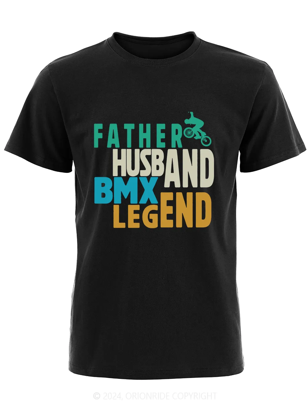 Orionride Short Sleeves Men's Role Bike T-Shirt sold by Orionride product image thumbnail 2