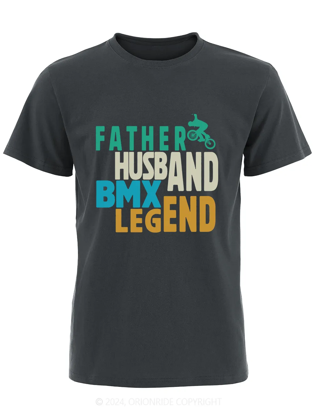 Orionride Short Sleeves Men's Role Bike T-Shirt sold by Orionride product image thumbnail 3