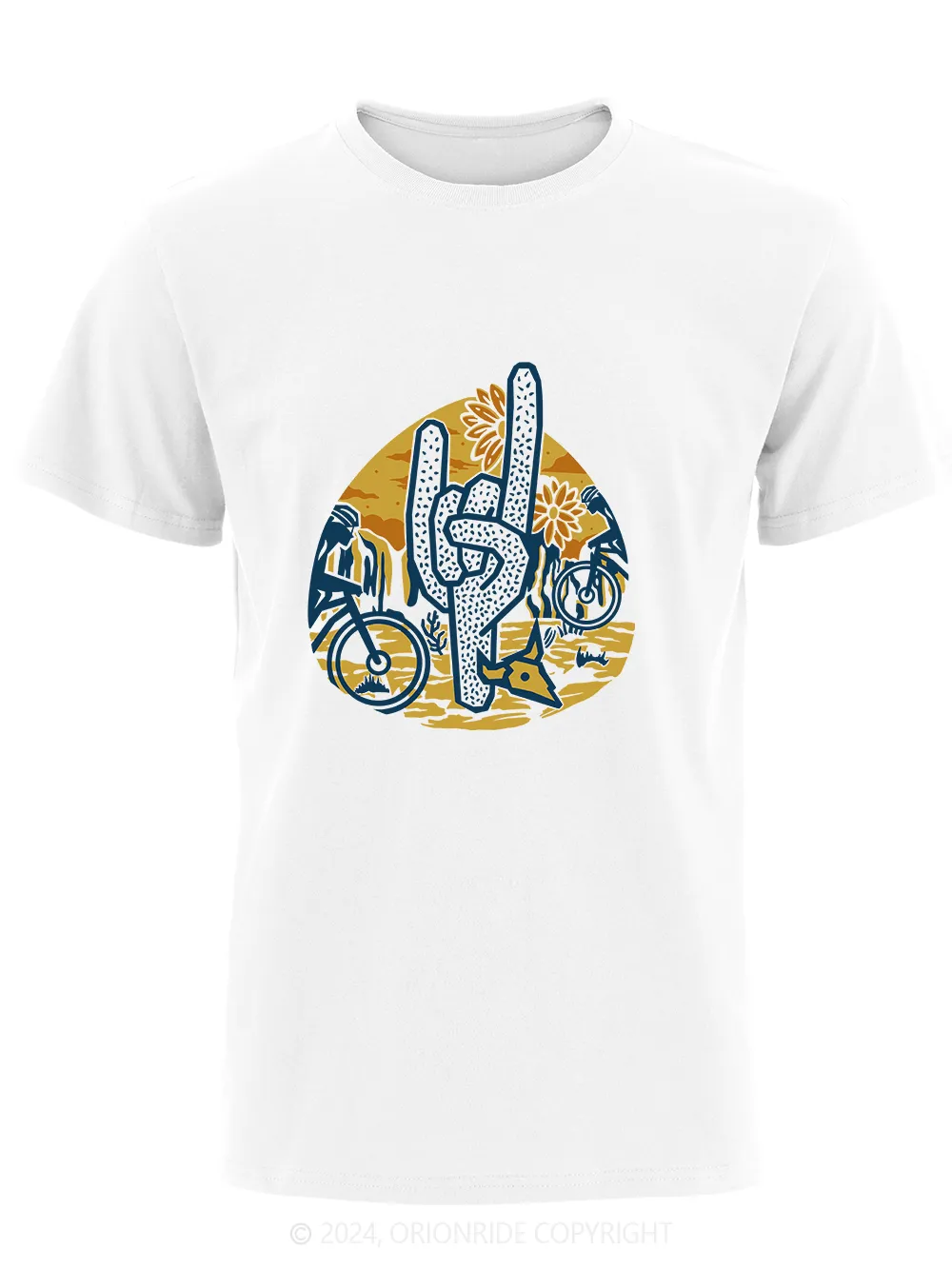 Orionride Short Sleeves Desert Cycling Bike T-Shirt sold by Orionride product image thumbnail 3