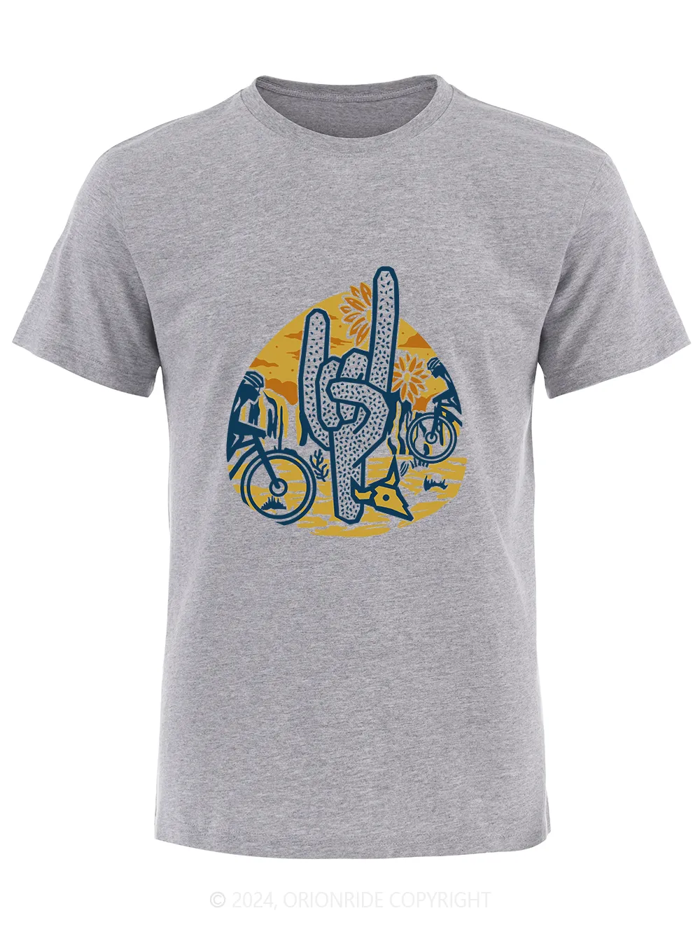 Orionride Short Sleeves Desert Cycling Bike T-Shirt sold by Orionride product image thumbnail 2