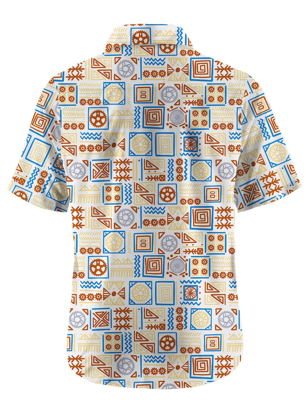 Orionride Short Sleeves Multicolor Viscose Zipper Pockets Ultra Lightweight Gravel Shirt sold by Orionride product image thumbnail 4