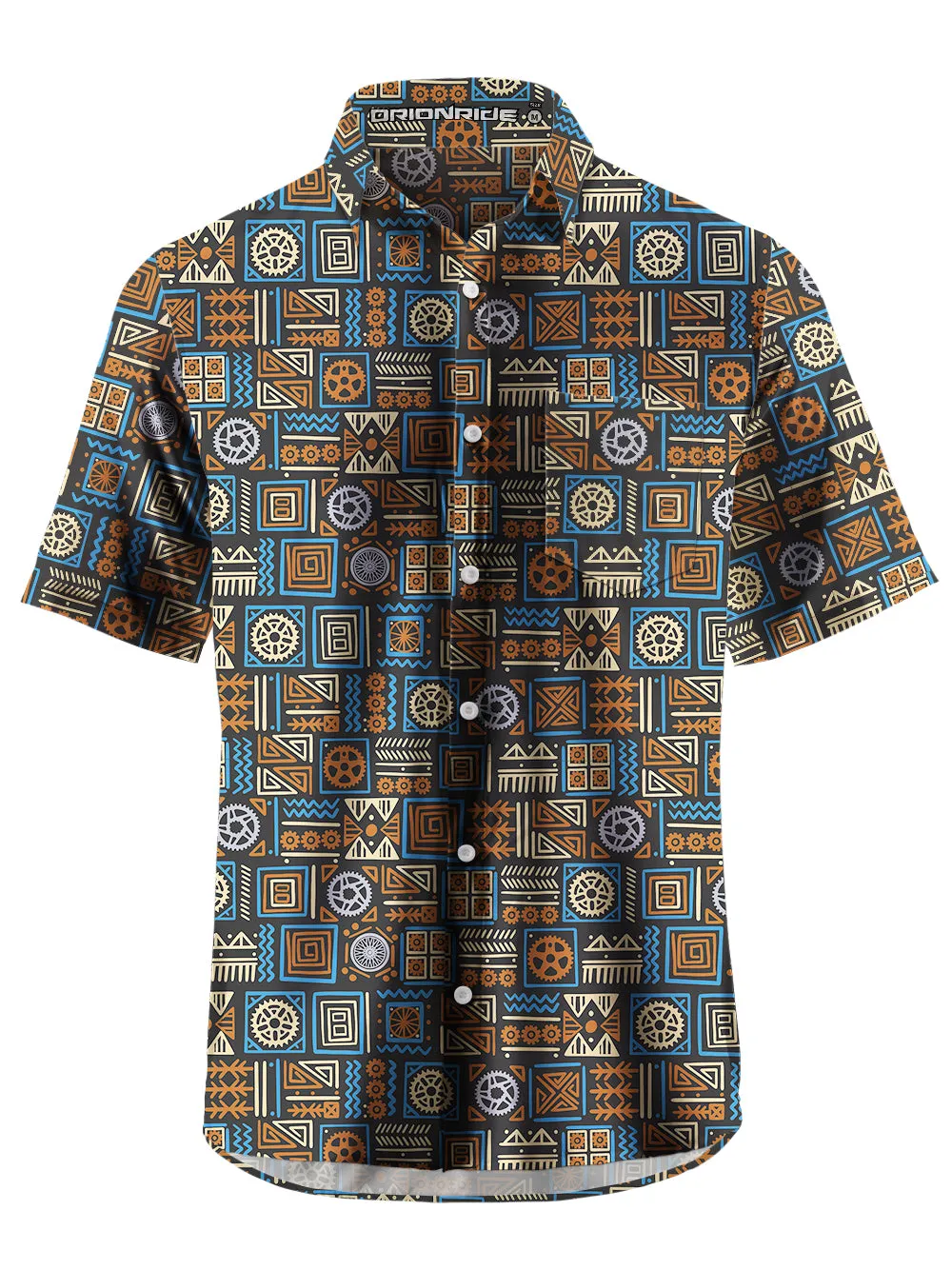 Orionride Short Sleeves Multicolor Viscose Zipper Pockets Ultra Lightweight Gravel Shirt sold by Orionride product image thumbnail 2