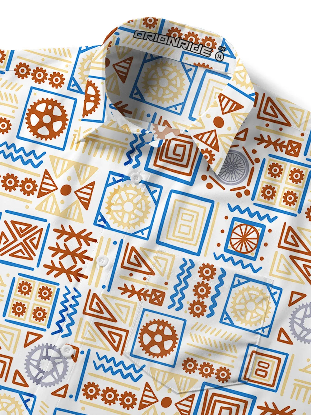 Orionride Short Sleeves Multicolor Viscose Zipper Pockets Ultra Lightweight Gravel Shirt sold by Orionride product image thumbnail 5