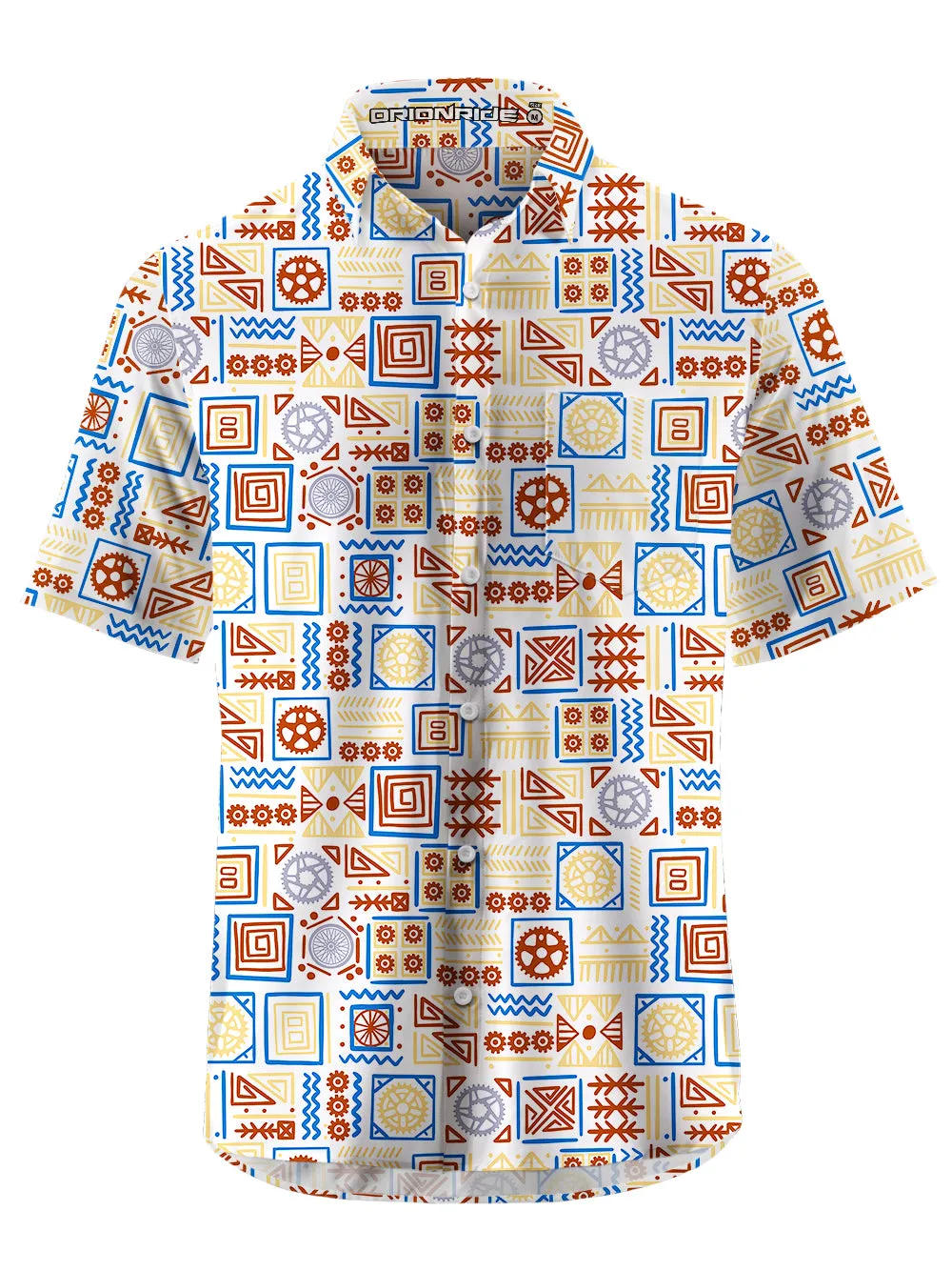 Orionride Short Sleeves Multicolor Viscose Zipper Pockets Ultra Lightweight Gravel Shirt sold by Orionride