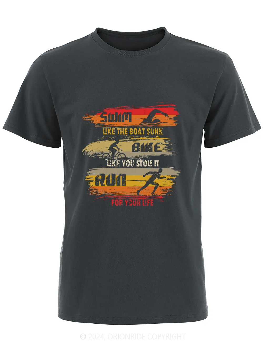 Orionride Short Sleeves Triathlon Bike T-Shirt sold by Orionride product image thumbnail 4