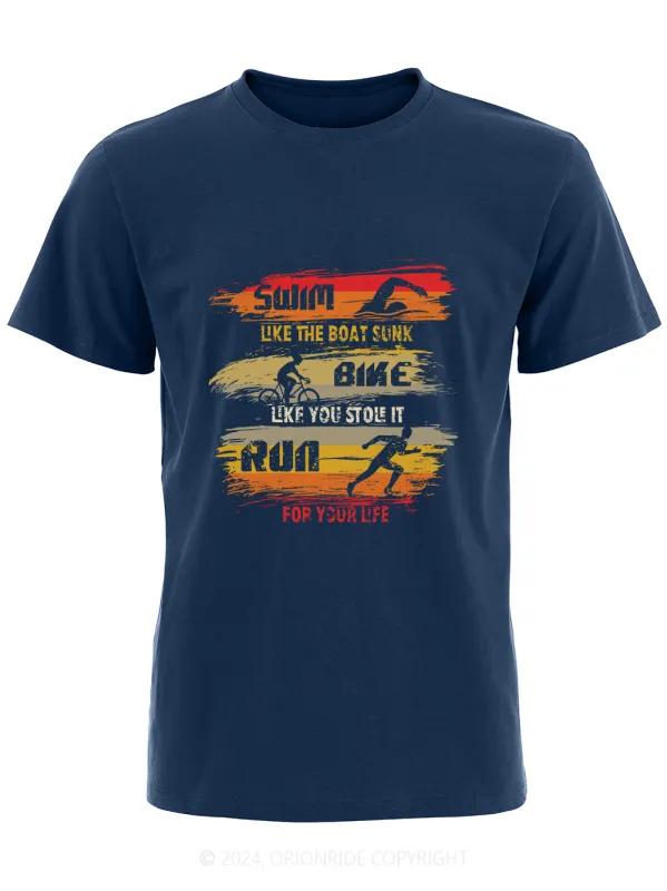 Orionride Short Sleeves Triathlon Bike T-Shirt sold by Orionride