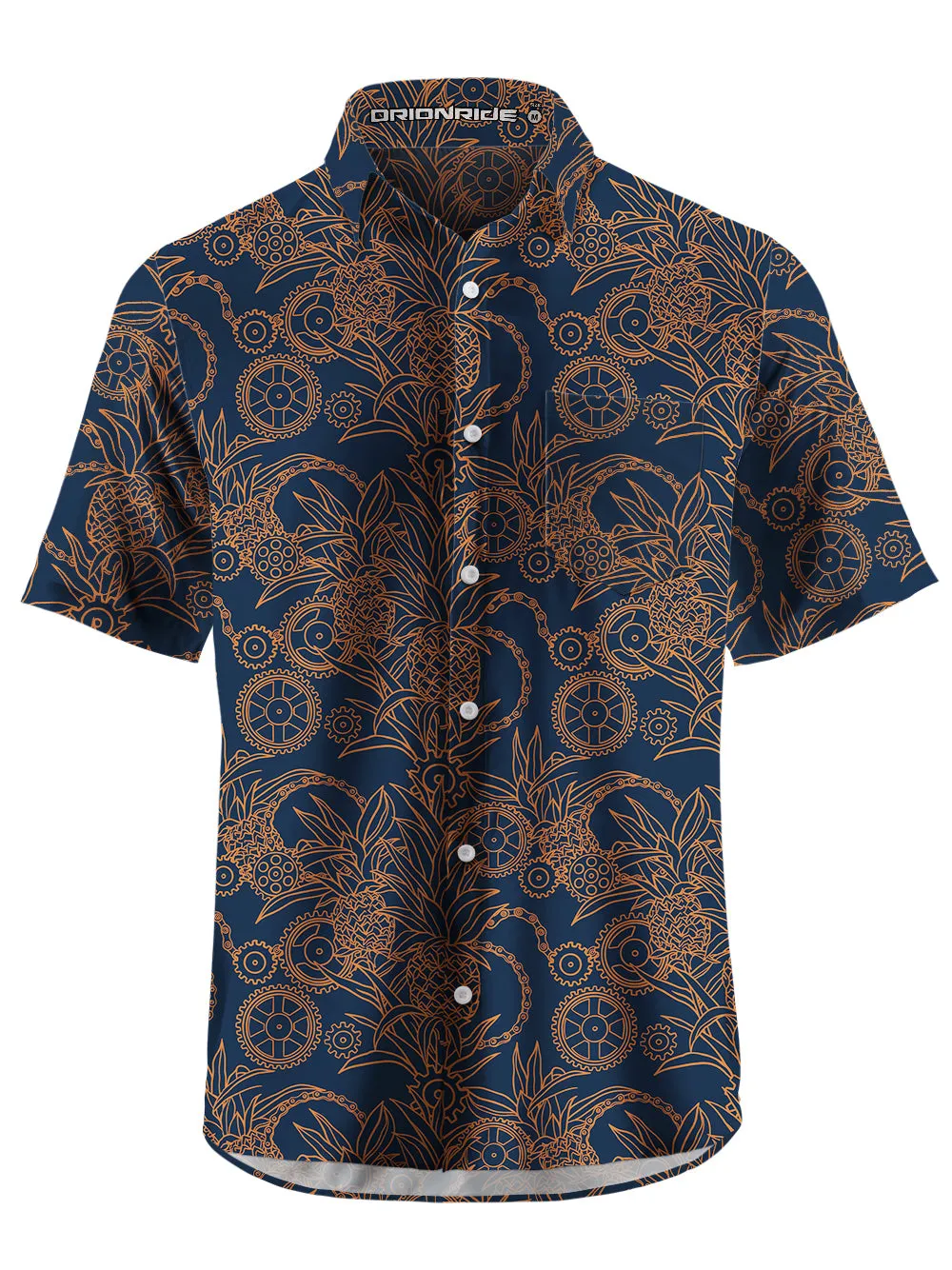 Orionride Short Sleeves Pineapple Isle Zipper Pockets Ultra Lightweight Gravel Shirt sold by Orionride