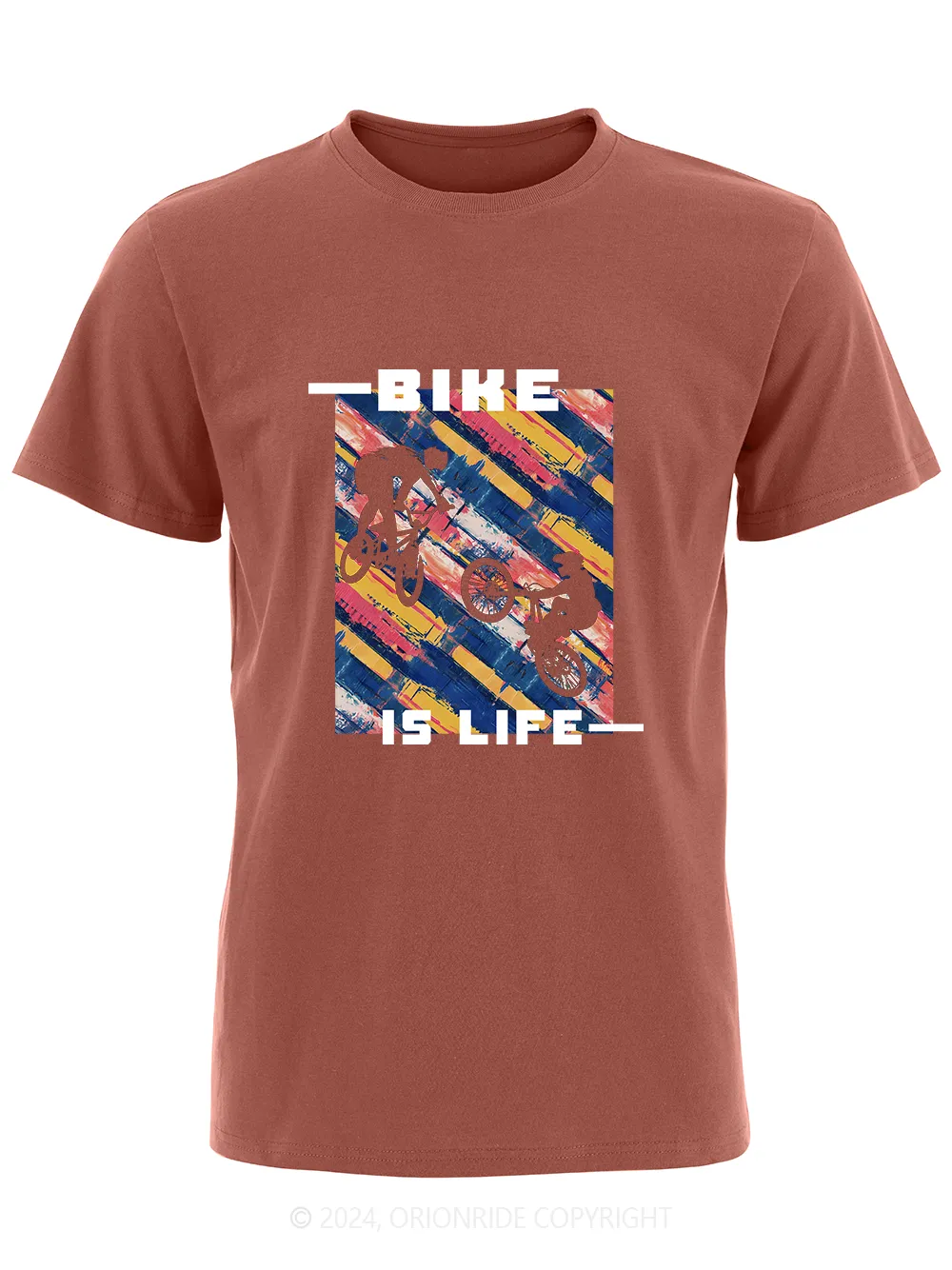 Orionride Short Sleeves Bike Is Life Bike T-Shirt sold by Orionride