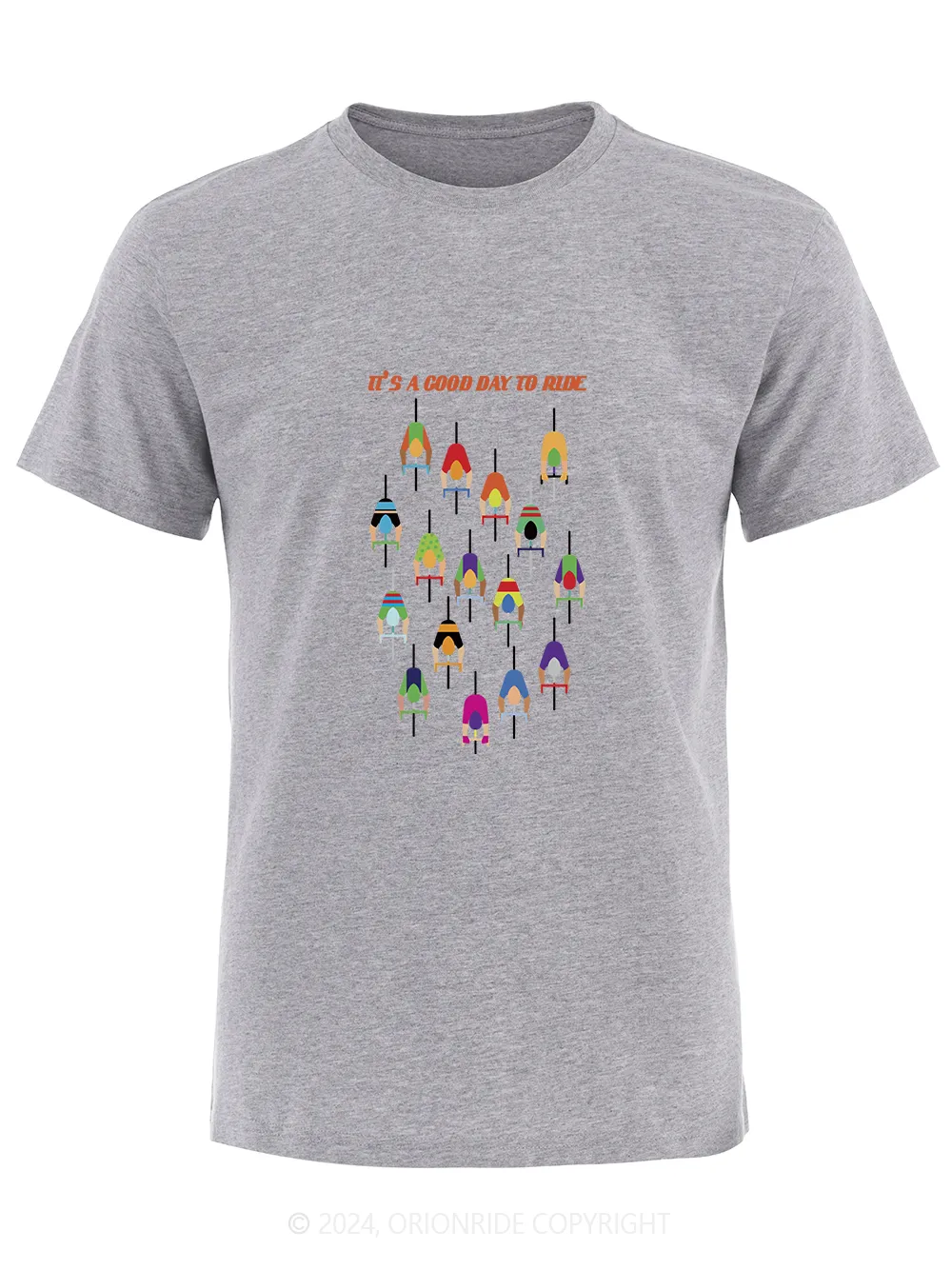 Orionride Short Sleeves Good Day to Ride Bike T-Shirt sold by Orionride product image thumbnail 5