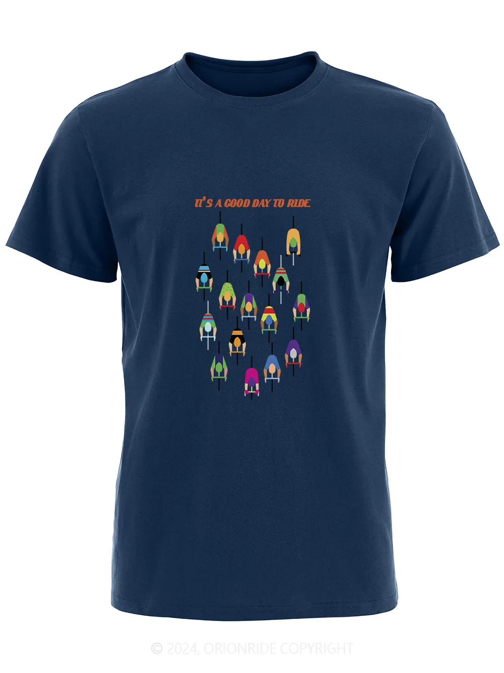 Orionride Short Sleeves Good Day to Ride Bike T-Shirt sold by Orionride