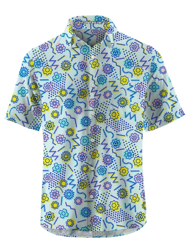 Orionride Short Sleeves Colorful Small Parts Zipper Pockets Ultra Lightweight Gravel Shirt sold by Orionride