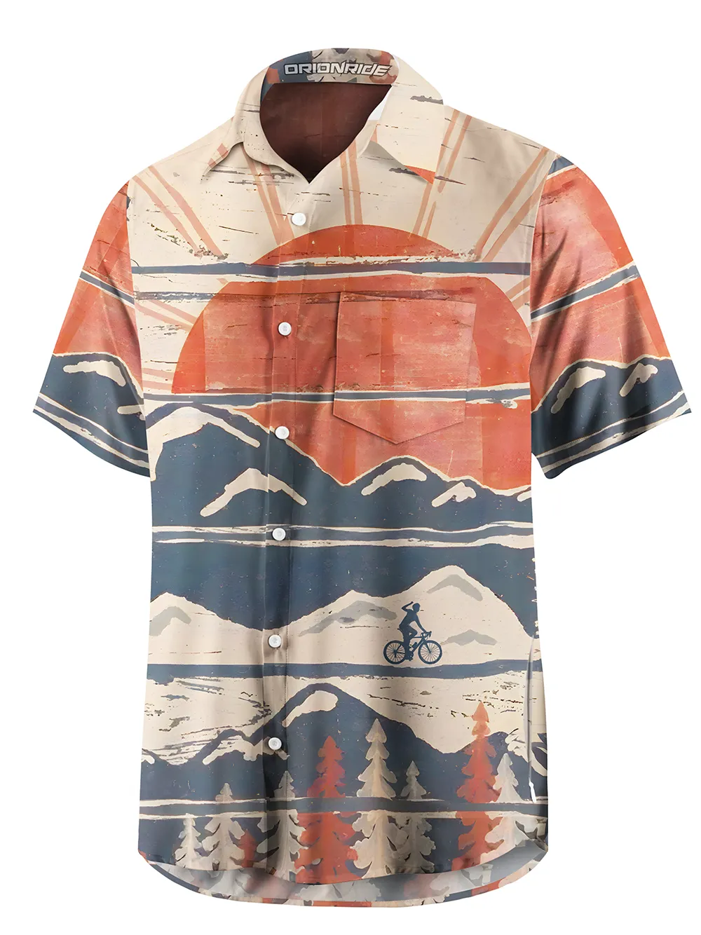 Orionride Short Sleeves Winter Pursuits Zipper Pockets Ultra Lightweight Gravel Shirt sold by Orionride product image thumbnail 2