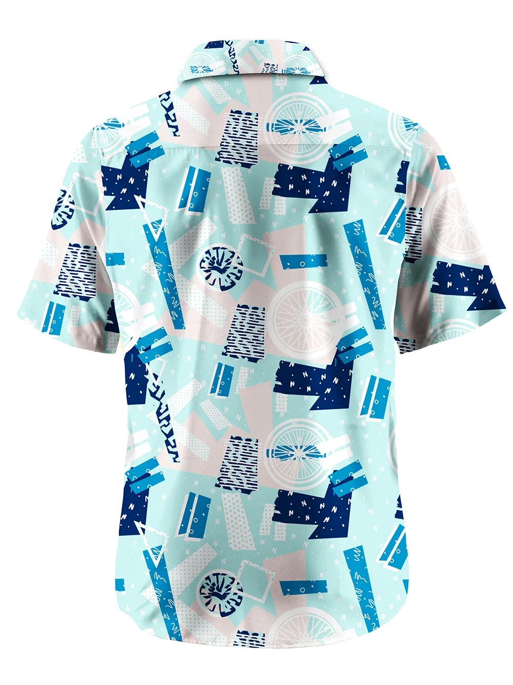 Orionride Short Sleeves Geometric Wheels Zipper Pockets Ultra Lightweight Gravel Shirt sold by Orionride product image thumbnail 3