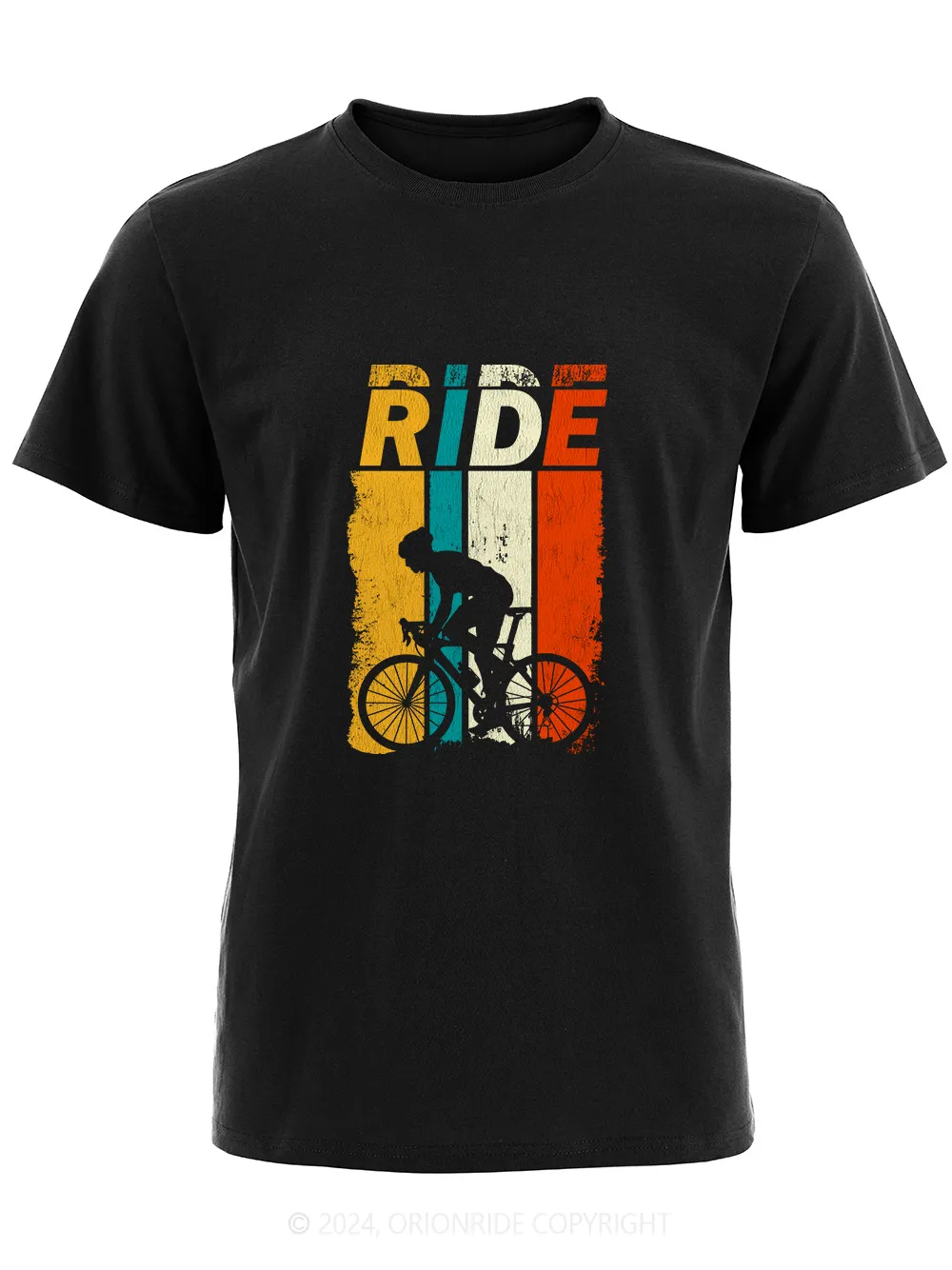 Orionride Short Sleeves Color RIDE Bike T-Shirt sold by Orionride product image thumbnail 3