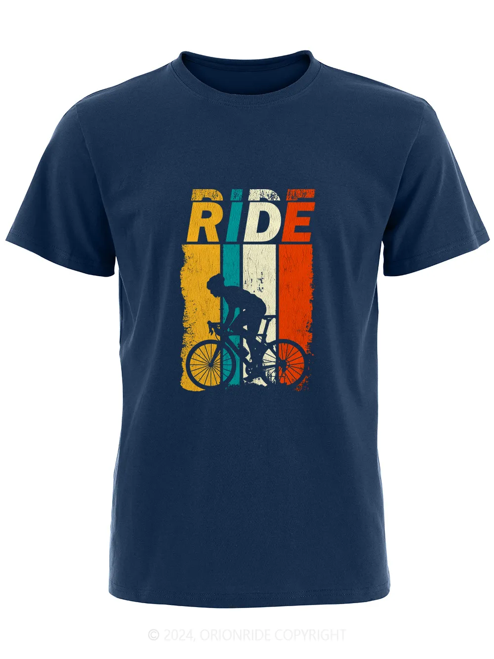 Orionride Short Sleeves Color RIDE Bike T-Shirt sold by Orionride product image thumbnail 2