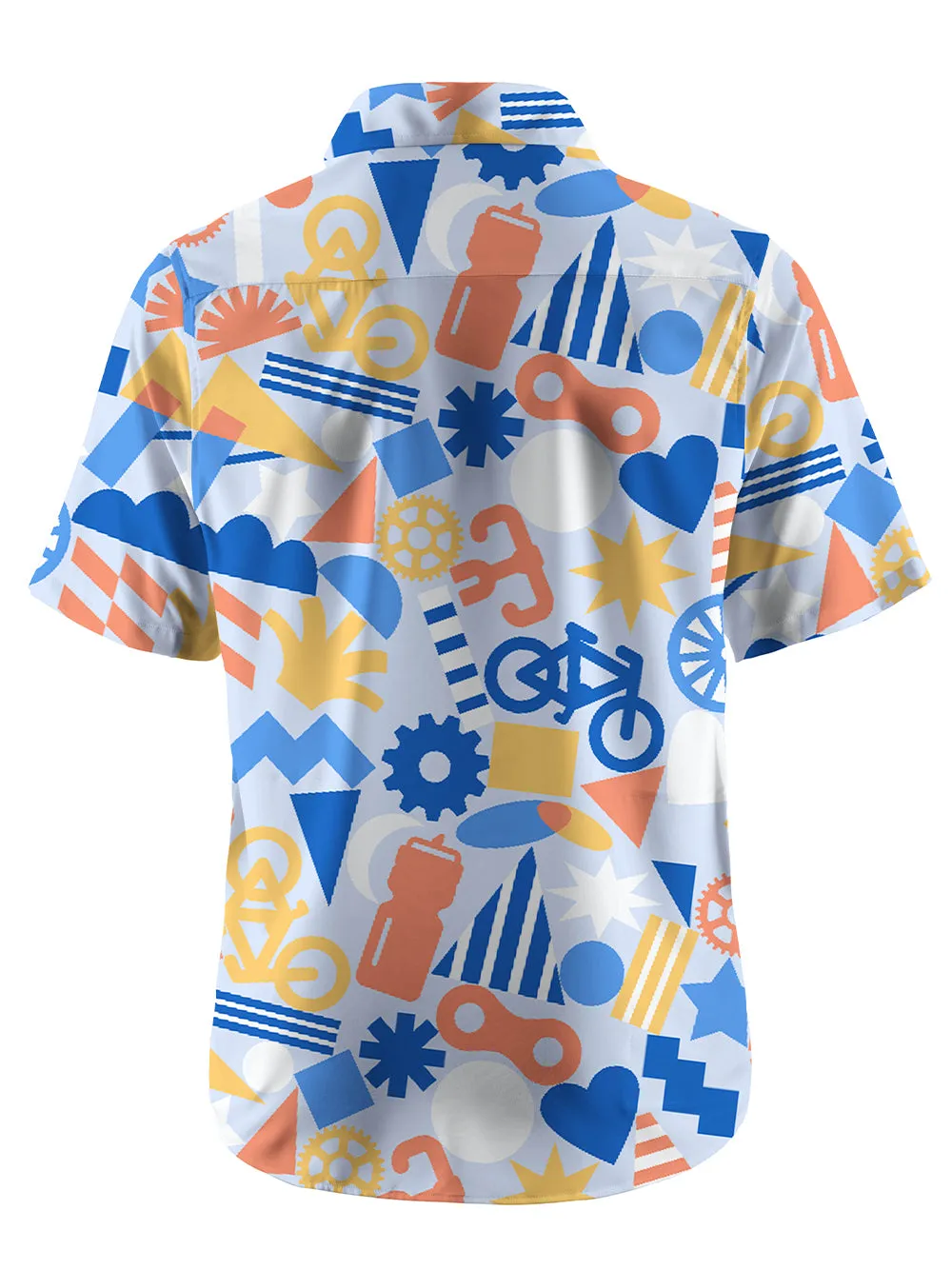 Orionride Short Sleeves Geometric Figures Zipper Pockets Ultra Lightweight Gravel Shirt sold by Orionride product image thumbnail 3