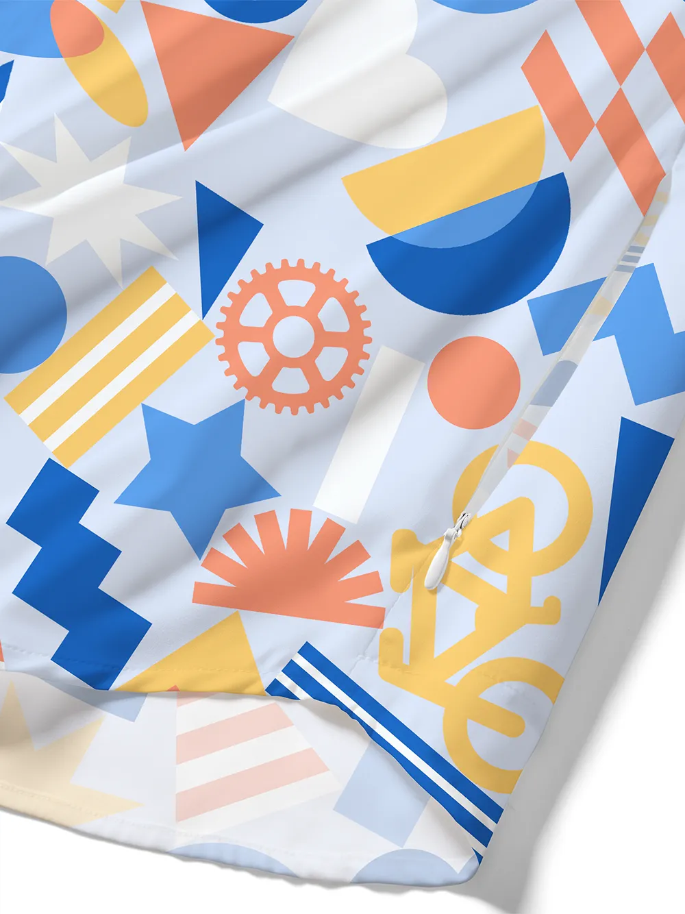 Orionride Short Sleeves Geometric Figures Zipper Pockets Ultra Lightweight Gravel Shirt sold by Orionride product image thumbnail 5