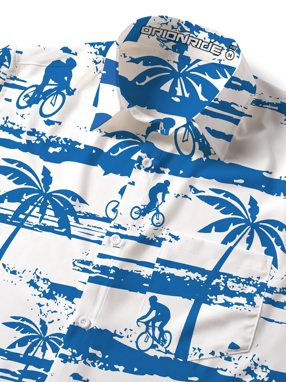 Orionride Short Sleeves Palm Trees Zipper Pockets Ultra Lightweight Gravel Shirt sold by Orionride product image thumbnail 4