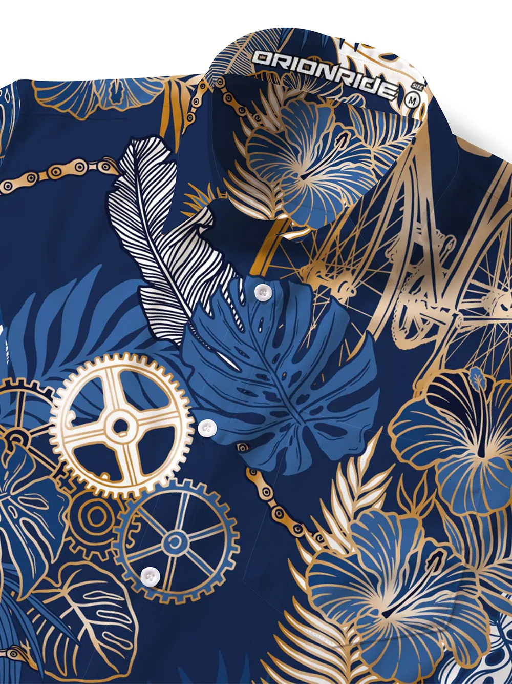 Orionride Short Sleeves Hawaiian Plants Zipper Pockets Ultra Lightweight Gravel Shirt sold by Orionride product image thumbnail 4