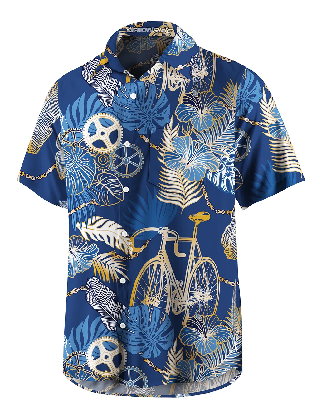 Orionride Short Sleeves Hawaiian Plants Zipper Pockets Ultra Lightweight Gravel Shirt sold by Orionride product image thumbnail 2