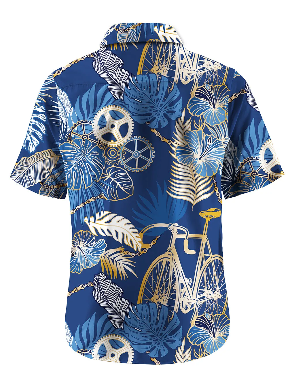 Orionride Short Sleeves Hawaiian Plants Zipper Pockets Ultra Lightweight Gravel Shirt sold by Orionride product image thumbnail 3