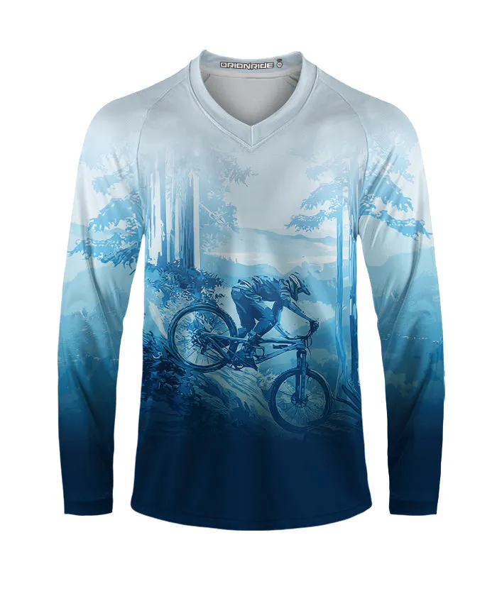 Orionride Forest Off Road Long Sleeve Downhill Jersey sold by Orionride product image thumbnail 3