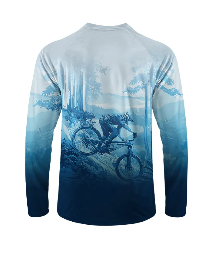 Orionride Forest Off Road Long Sleeve Downhill Jersey sold by Orionride product image thumbnail 4