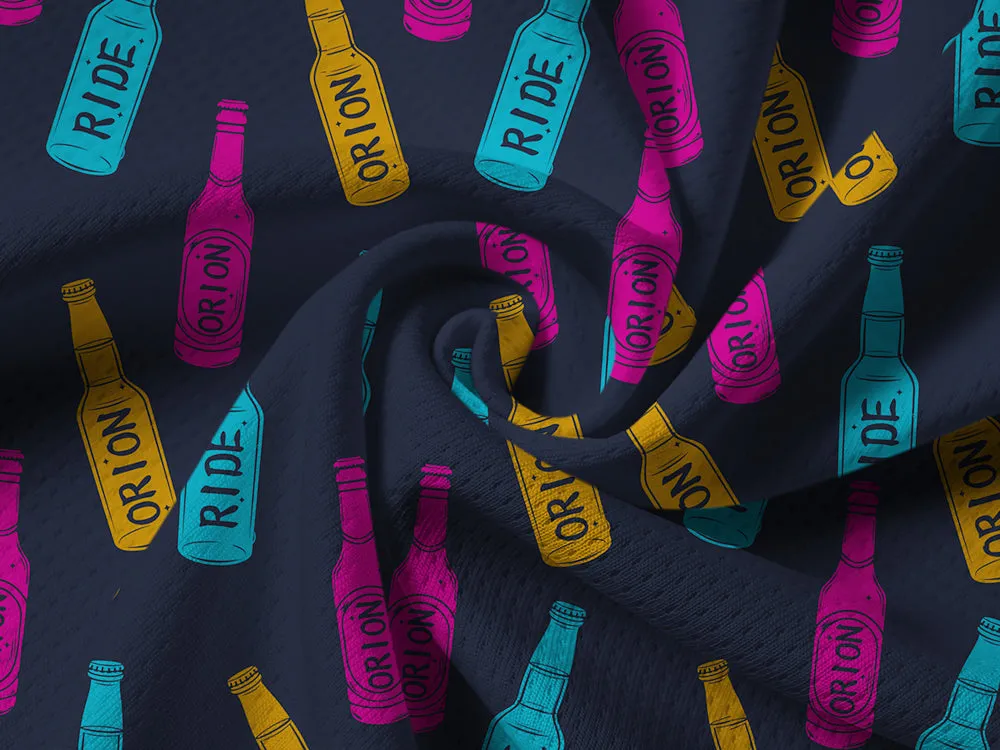 Orionride Bicycle Beer Long Sleeve Half Zipper Mountain Bike Jersey sold by Orionride product image thumbnail 5