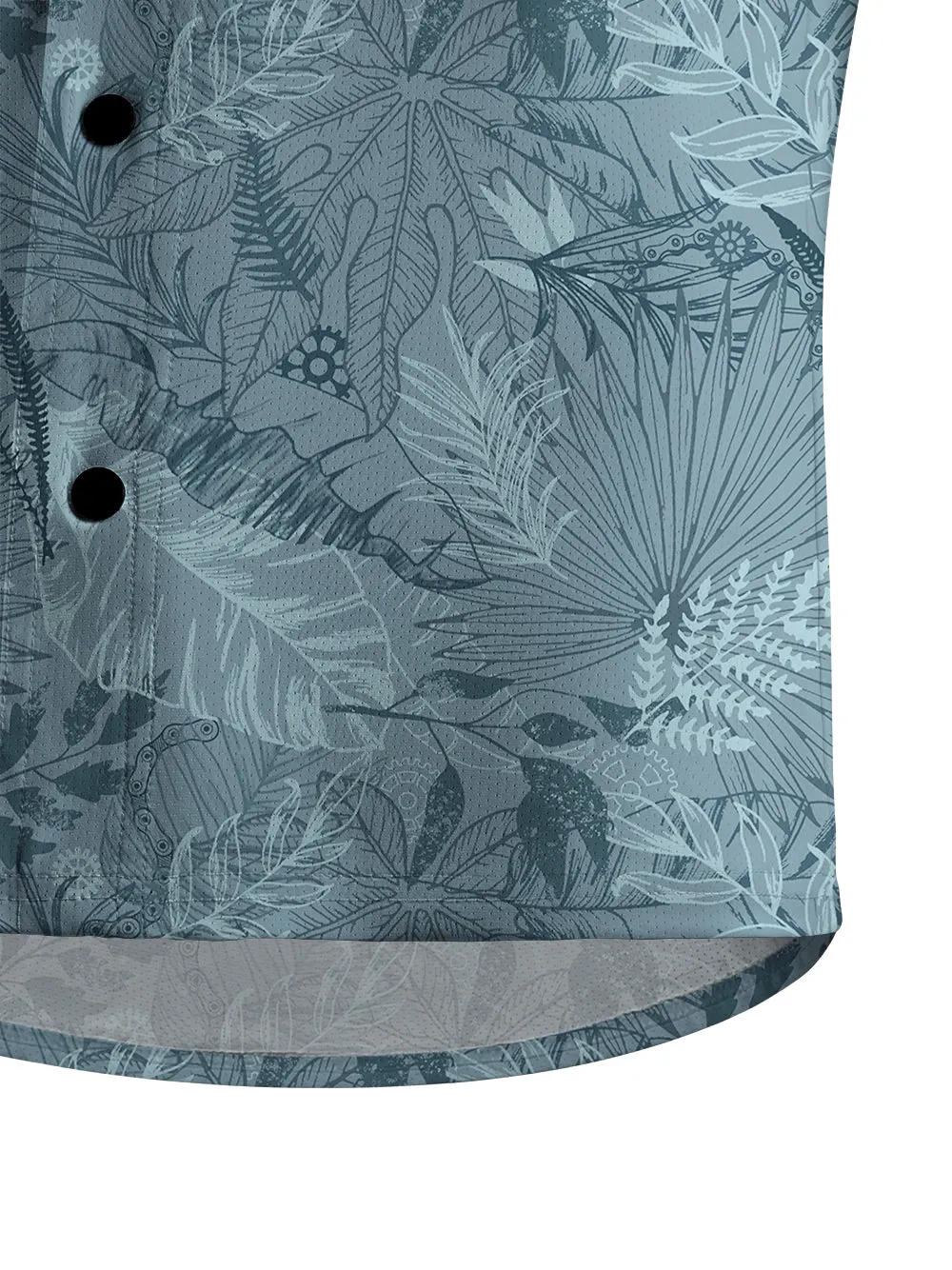 Orionride Leaf Garden Men's Stretchy Breathable Long Sleeve Gravel Shirt sold by Orionride product image thumbnail 5