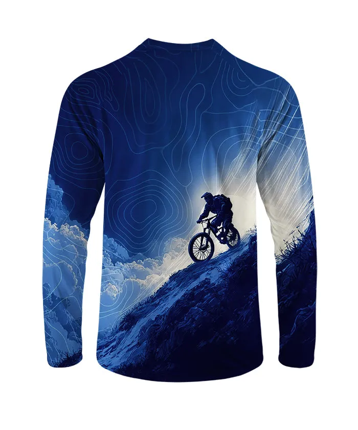 Orionride Clear Sky Long Sleeve Downhill Jersey sold by Orionride product image thumbnail 3