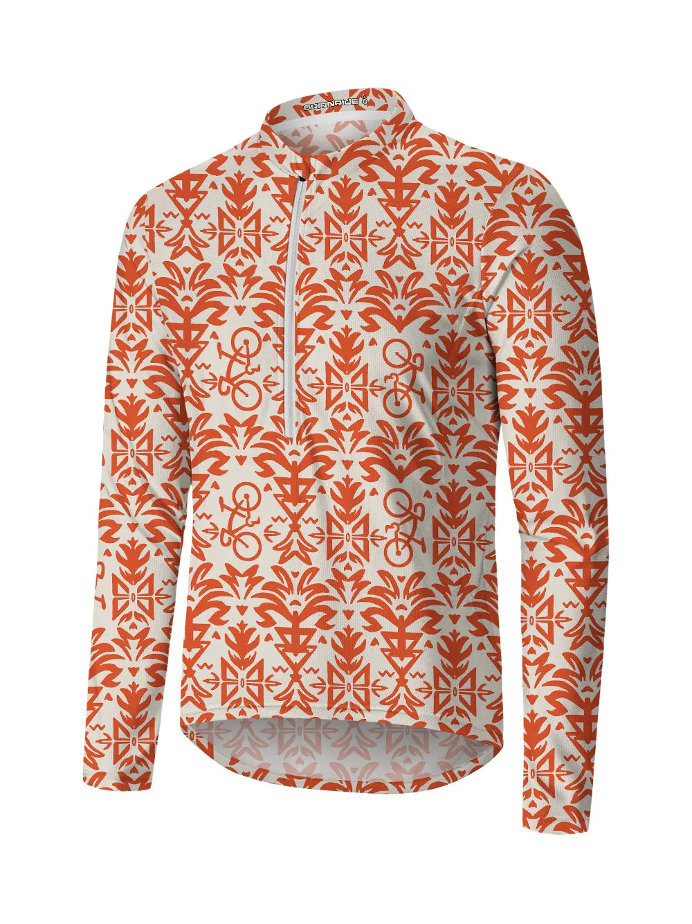 Orionride Amazing Journey Long Sleeve Half Zipper Mountain Bike Jersey sold by Orionride