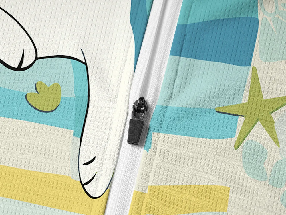 Orionride Four Cats Long Sleeve Half Zipper Mountain Bike Jersey sold by Orionride product image thumbnail 4