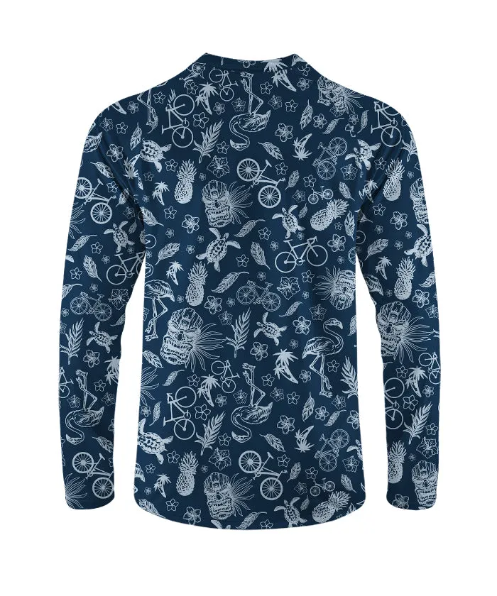 Orionride Marine Life Long Sleeve Downhill Jersey sold by Orionride product image thumbnail 3
