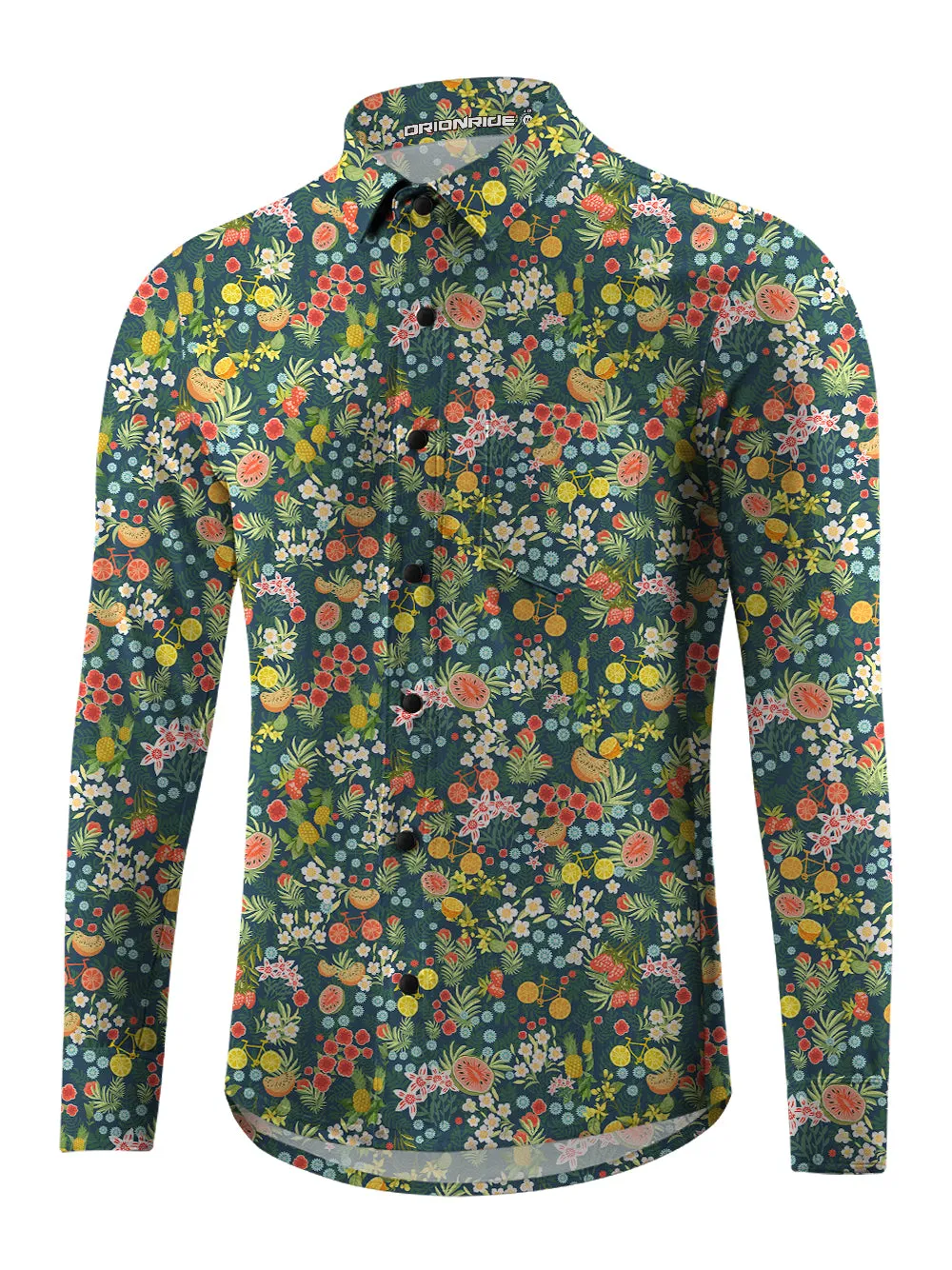 Orionride Juicy Fruit Men's Stretchy Breathable Long Sleeve Gravel Shirt sold by Orionride product image thumbnail 3