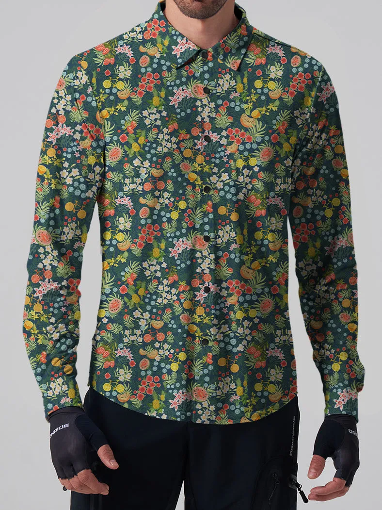 Orionride Juicy Fruit Men's Stretchy Breathable Long Sleeve Gravel Shirt sold by Orionride product image thumbnail 2