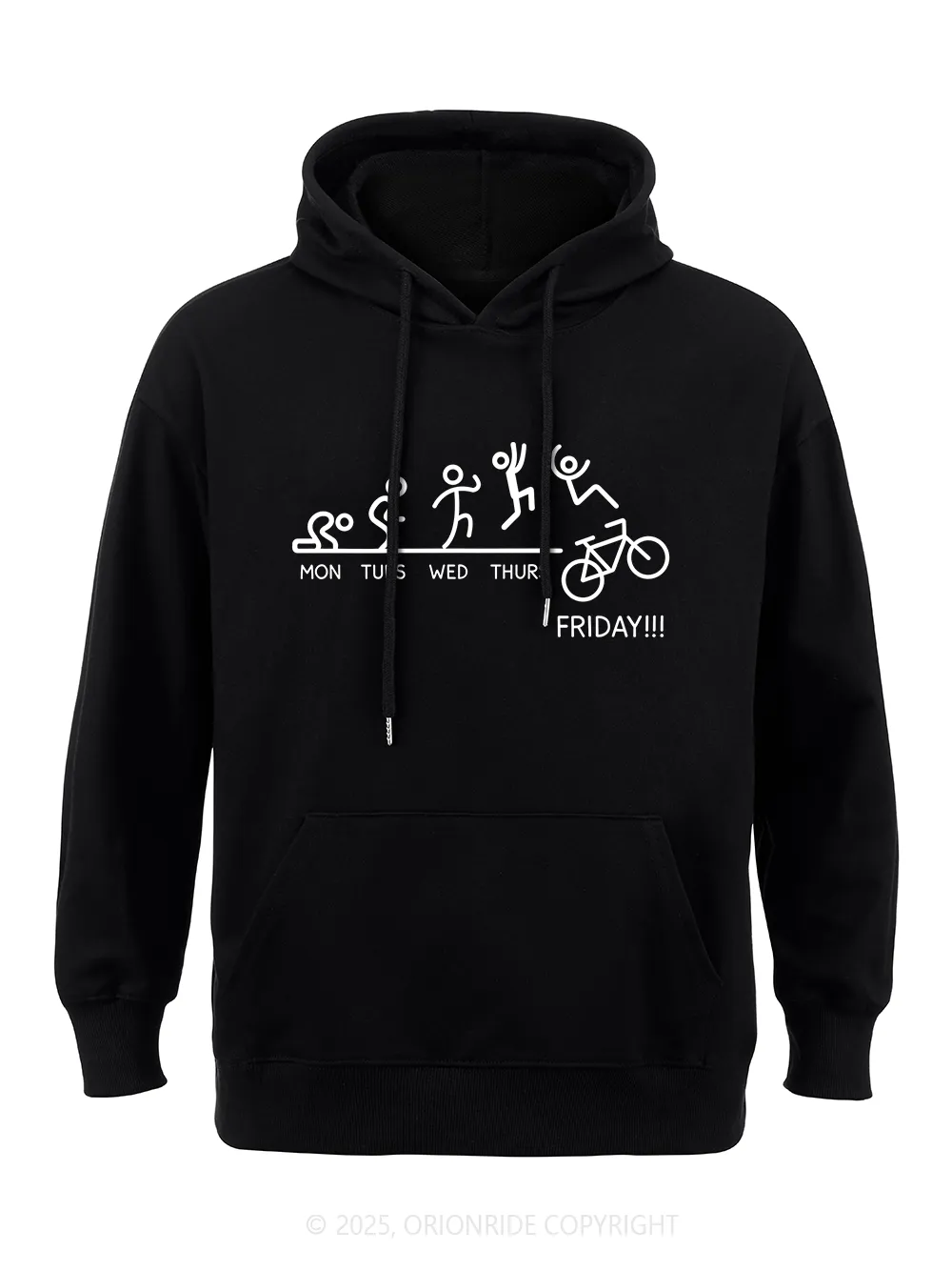 Orionride Happy Weekend Classic Hoodie sold by Orionride product image thumbnail 3