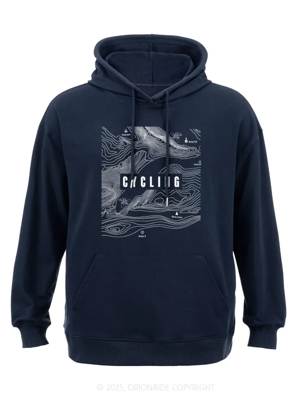 Orionride Mountain Contour Lines Classic Hoodie sold by Orionride
