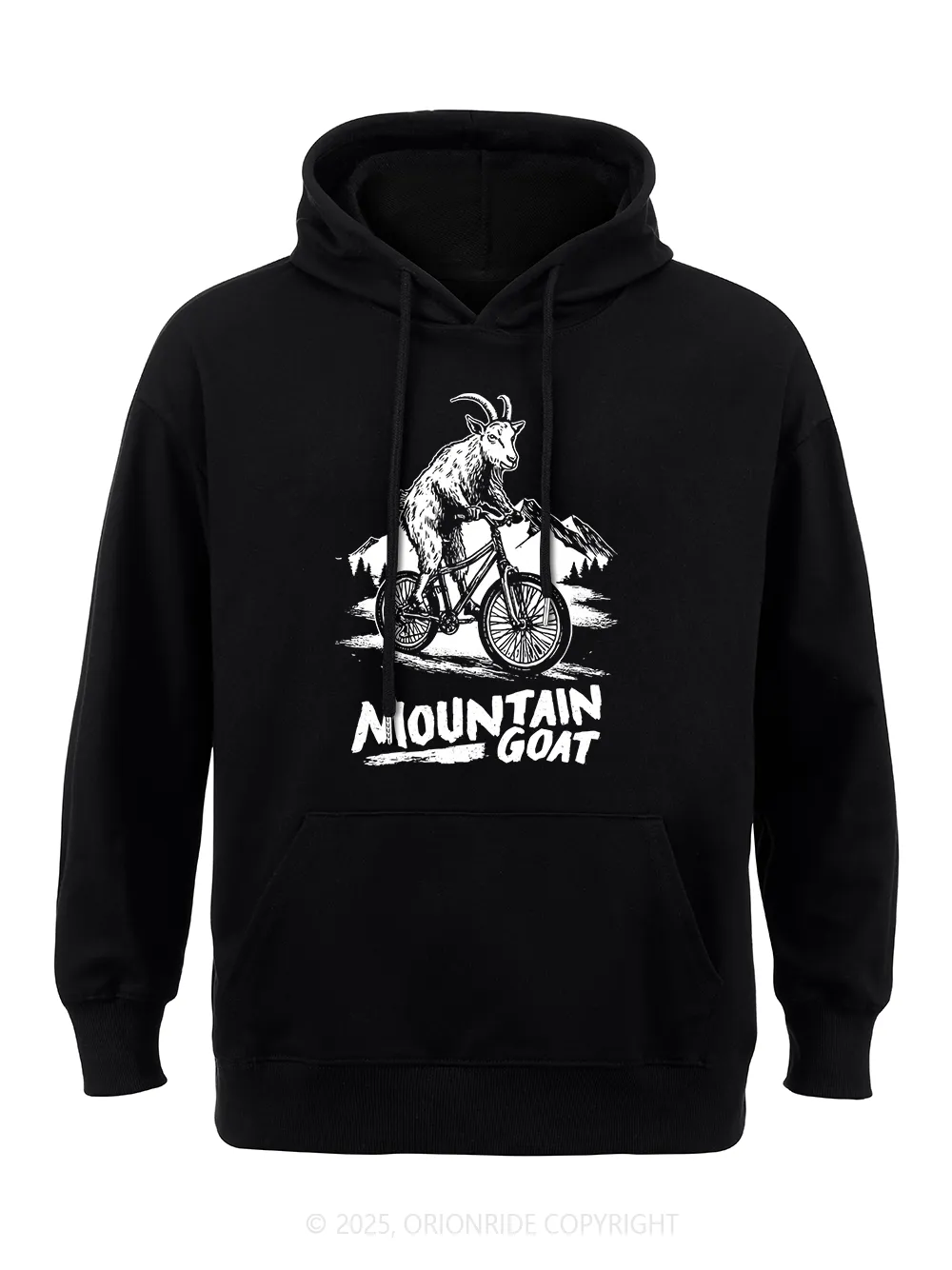 Orionride Mountain Goat Classic Hoodie sold by Orionride product image thumbnail 2