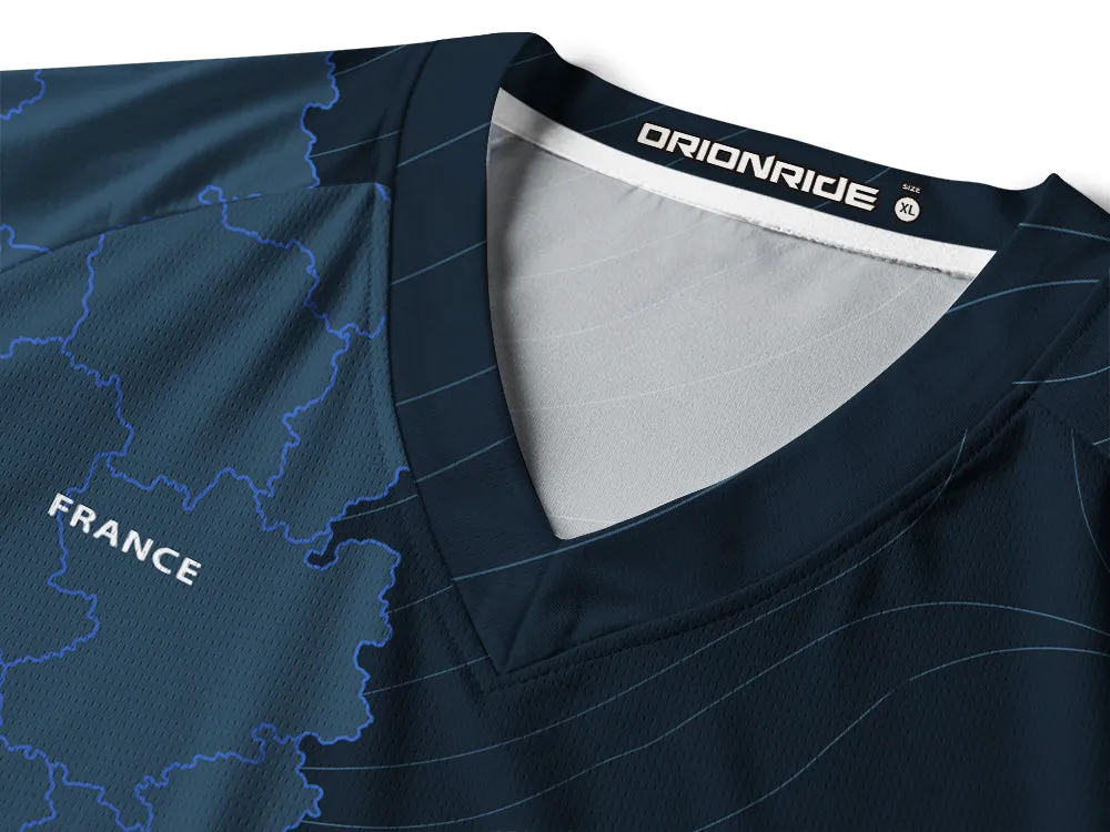Orionride Travel Around The World Long Sleeve Downhill Jersey sold by Orionride product image thumbnail 4