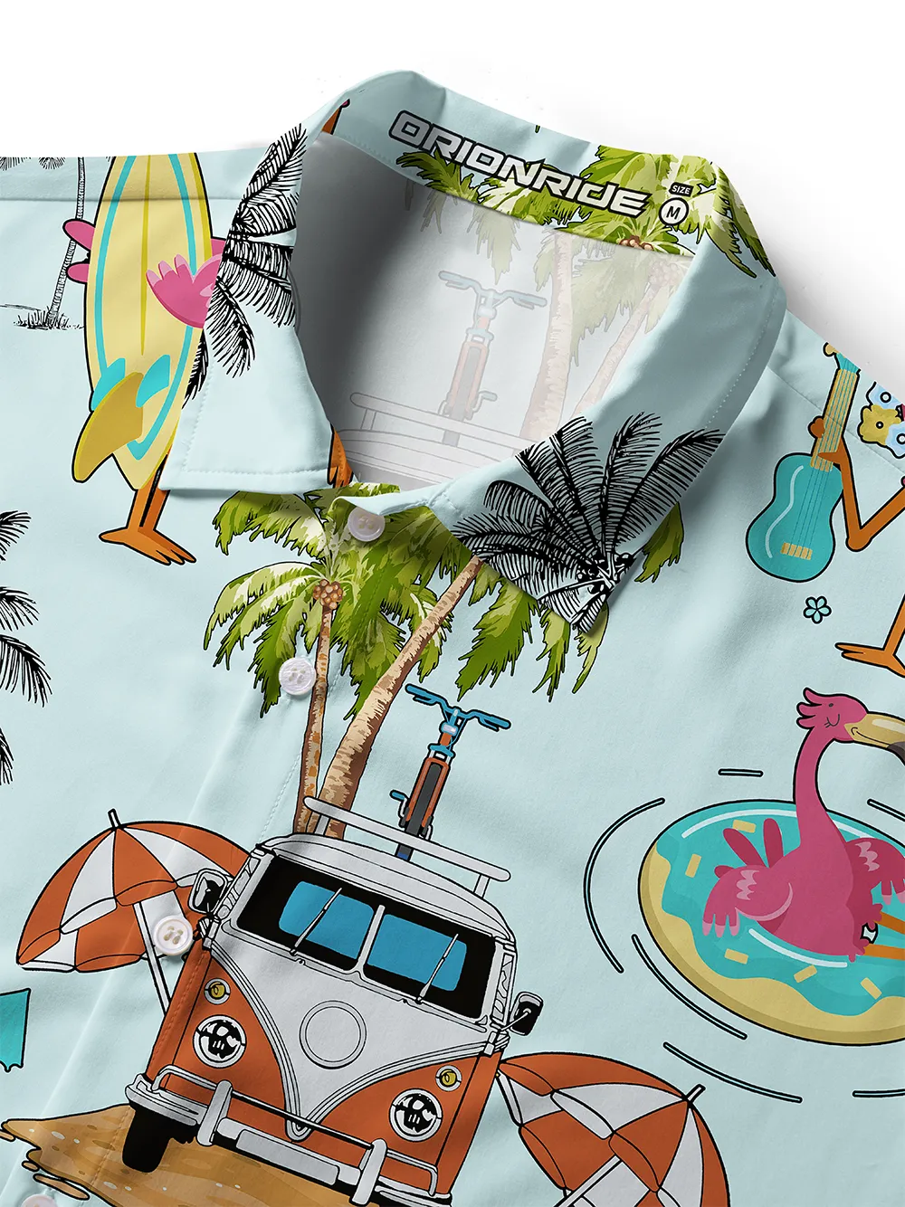 Orionride Beach Party Zipper Pockets Ultra Lightweight Short Sleeves Women's Gravel Shirt sold by Orionride product image thumbnail 4