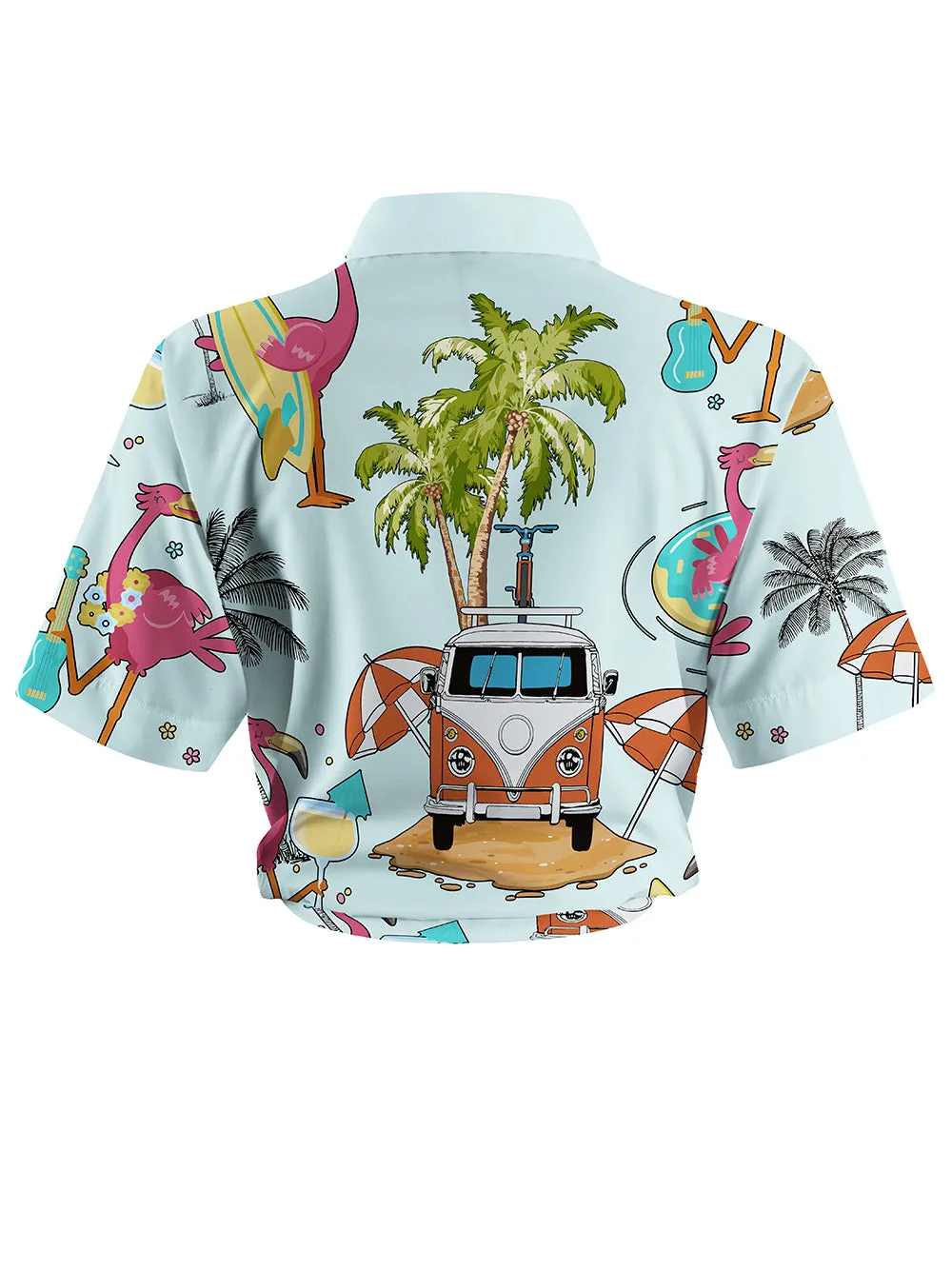 Orionride Beach Party Zipper Pockets Ultra Lightweight Short Sleeves Women's Gravel Shirt sold by Orionride product image thumbnail 3