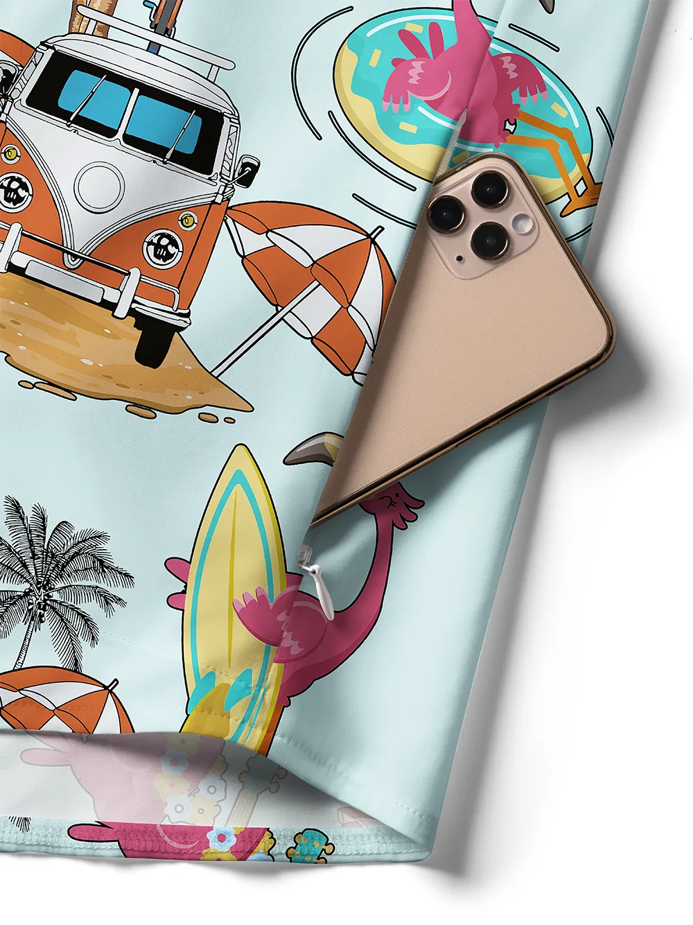 Orionride Beach Party Zipper Pockets Ultra Lightweight Short Sleeves Women's Gravel Shirt sold by Orionride product image thumbnail 5