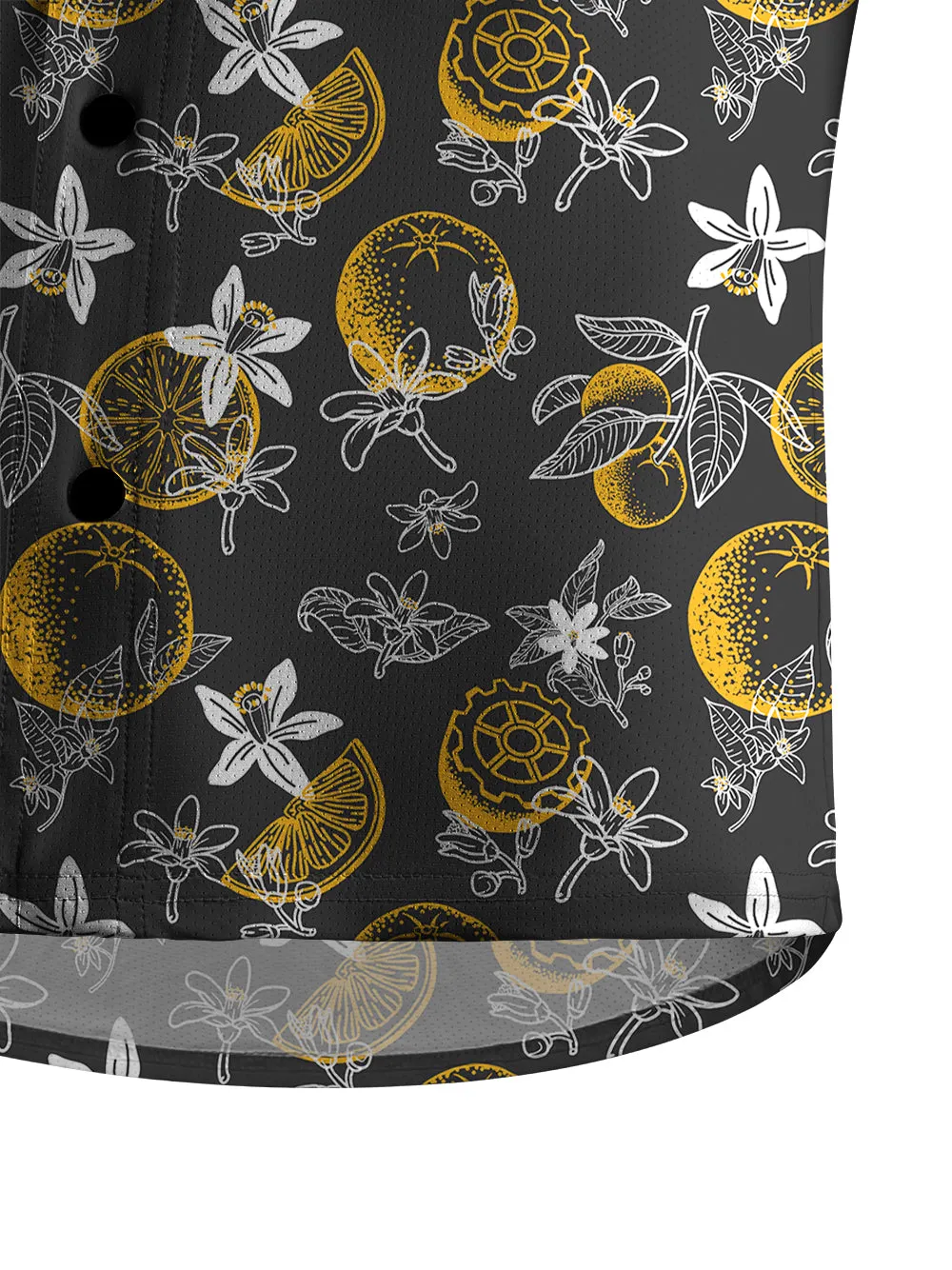 Orionride Fresh Oranges Men's Stretchy Breathable Long Sleeve Gravel Shirt sold by Orionride product image thumbnail 5