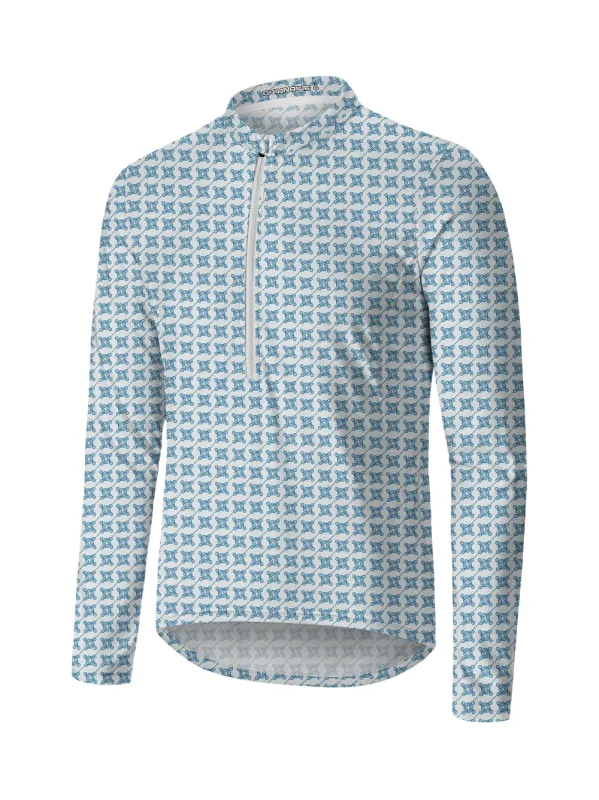 Orionride Square Chain Long Sleeve Half Zipper Mountain Bike Jersey sold by Orionride